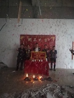 铜仁高标装饰西南商贸城工装开工大吉