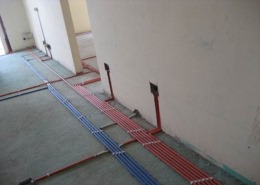 松桃装修外滩一号水电施工中